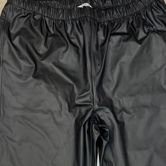 Helly Hansen Moss Pants Mens XL Black Durable Shell Outdoor Rainwear - Picture 2 of 3